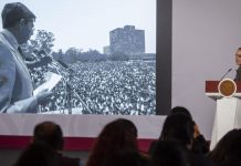 Homenajean a Cuauhtémoc Cárdenas en Palacio Nacional