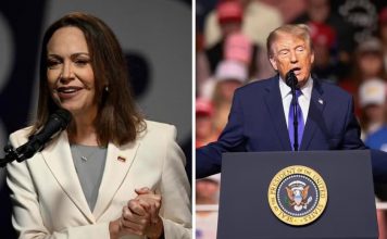 Corina Machado agradece a Trump por abrir “compuerta a la libertad” de Venezuela; transición democrática “es irreversible”, dice